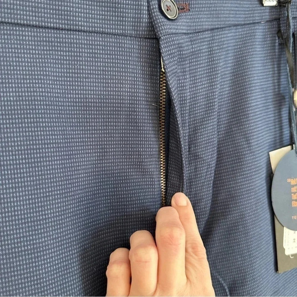 Ted Baker London Slim Fit Semi Plain Trouser Navy Size 38R Men's NWT - Picture 9 of 12